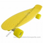 22 inch plastic skateboard YELLOW