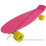 22 inch plastic skateboard PINK