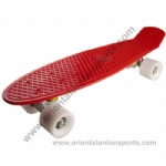 22 inch plastic skateboard RED